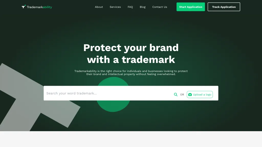 Trademarkability screenshot