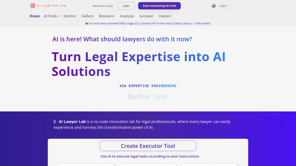AI Lawyer Lab screenshot