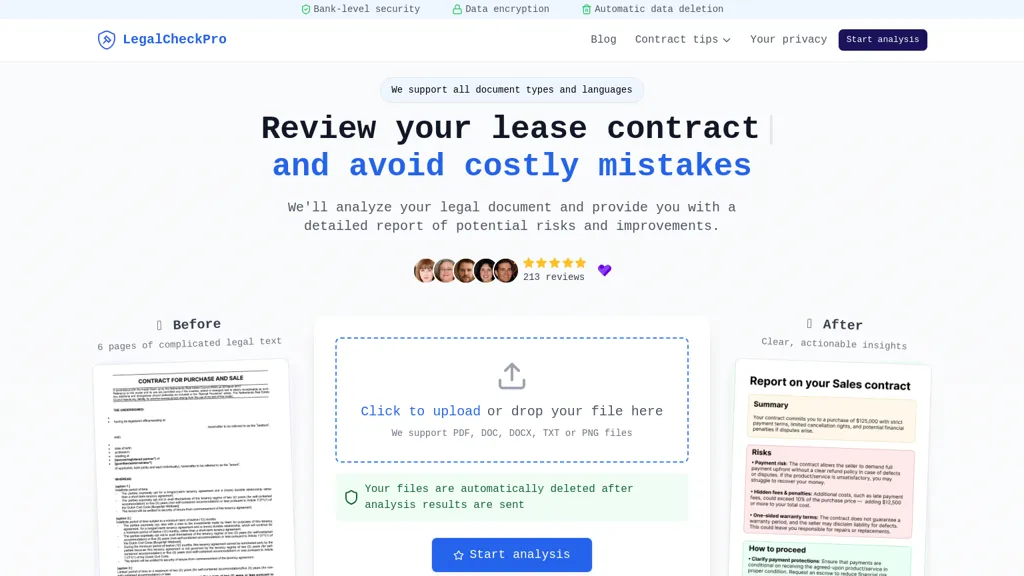 LegalCheckPro screenshot
