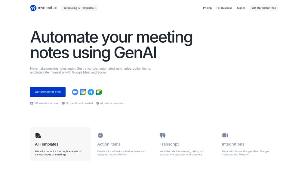 Mymeet.ai screenshot