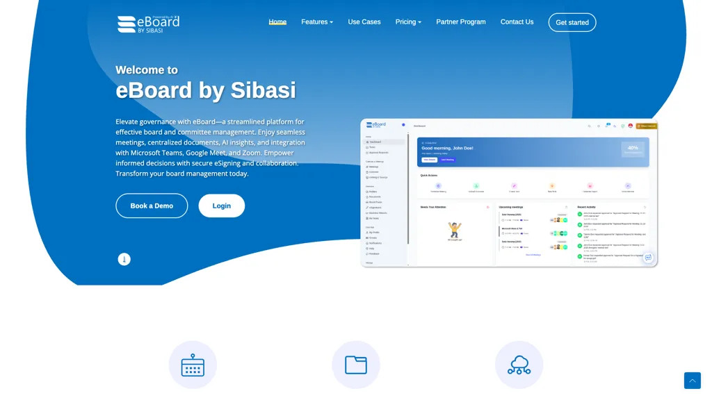 Sibasi eBoard screenshot