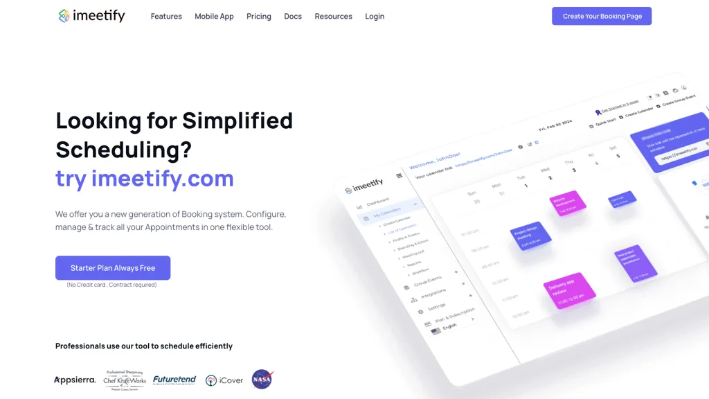 Imeetify screenshot