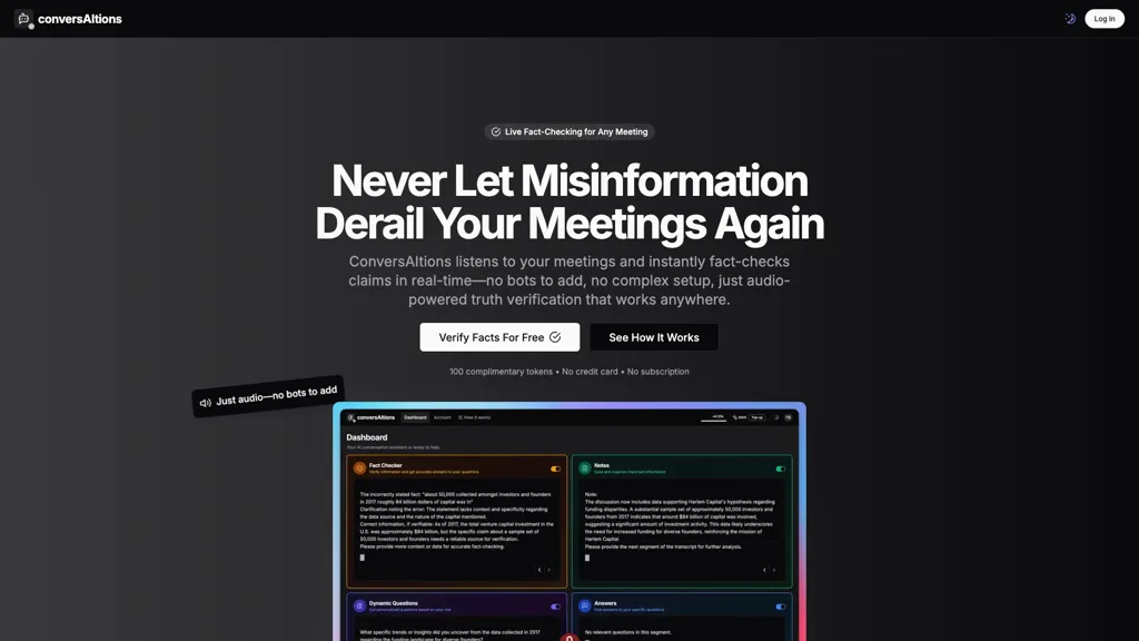 conversAItions screenshot