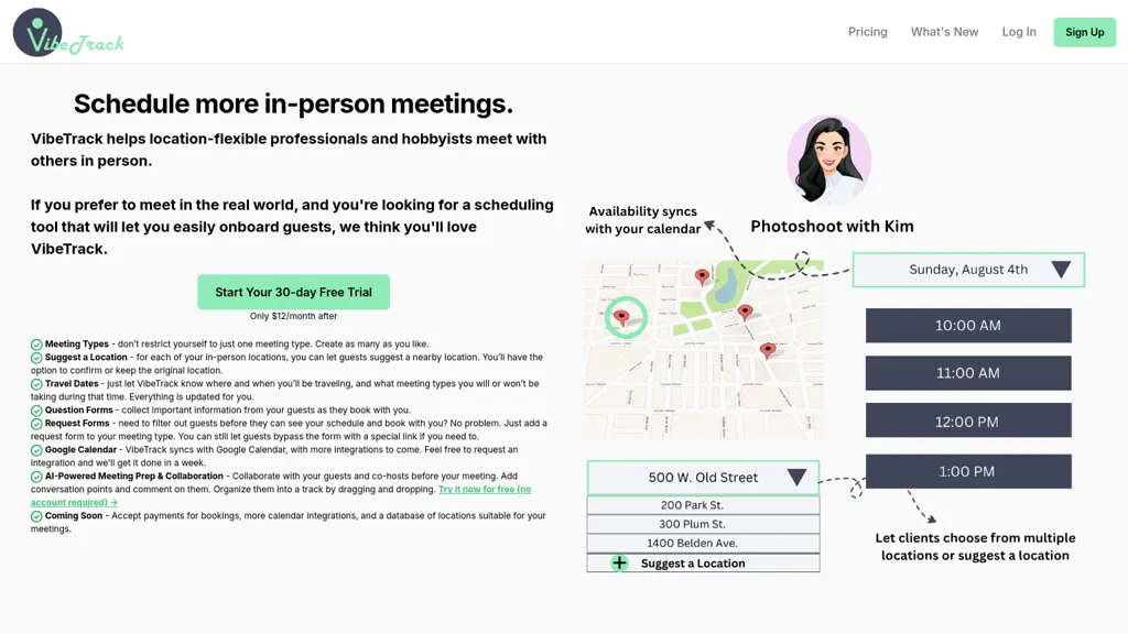 VibeTrack screenshot