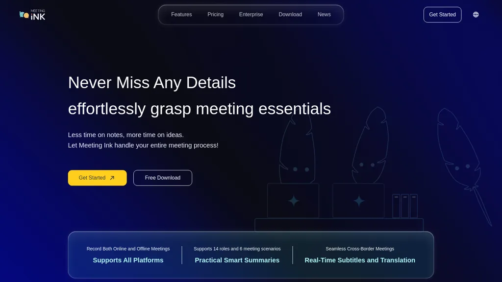 Meeting Ink by DeepWave screenshot