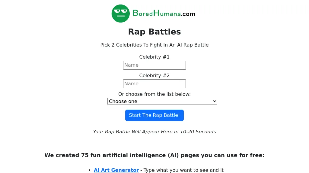 Rap Battles screenshot