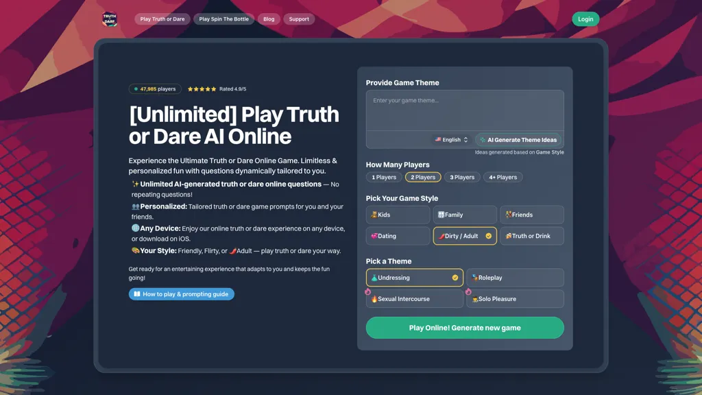 Truth or Dare AI screenshot