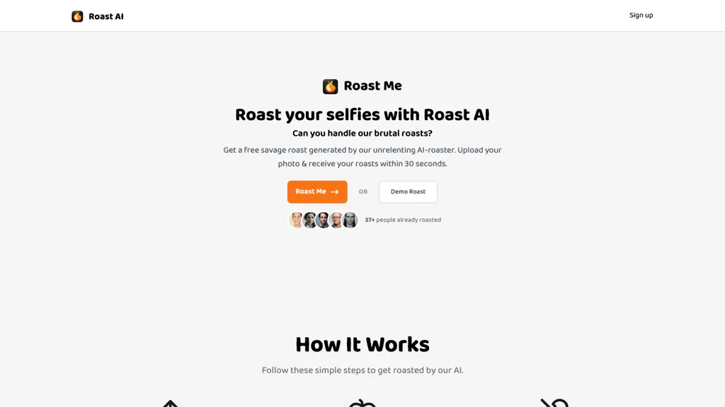 Roast AI screenshot