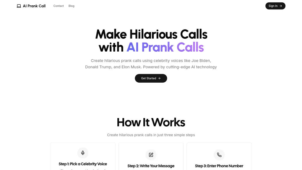 AI Prank Call screenshot
