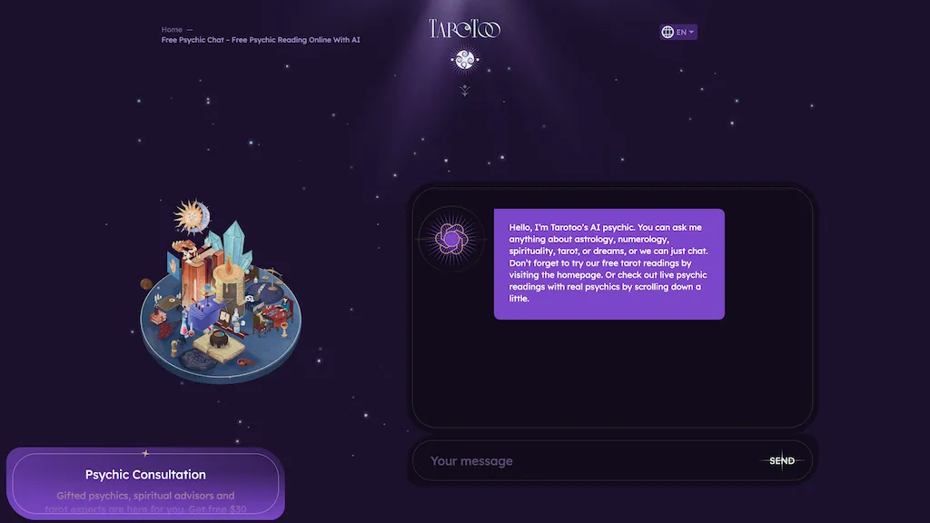 AI Psychic by Tarotoo screenshot
