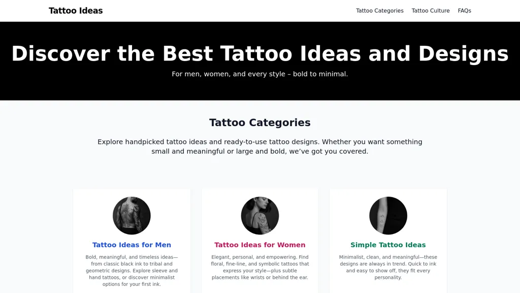 tattoo ideas screenshot