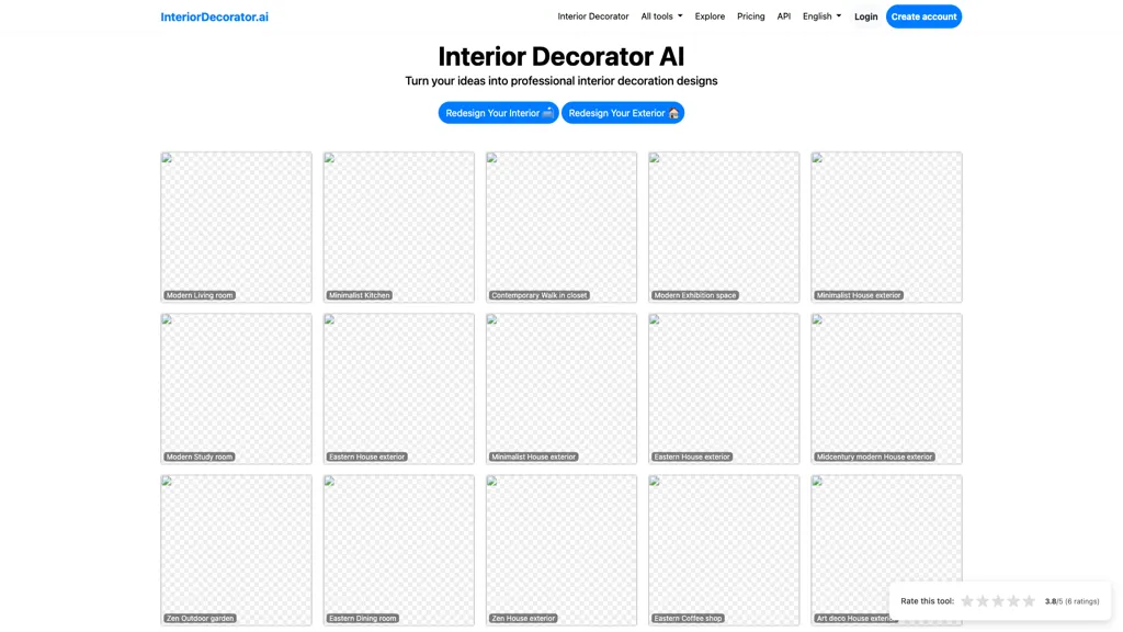 Interior Decorator AI screenshot