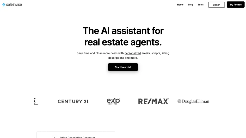 Saleswise screenshot