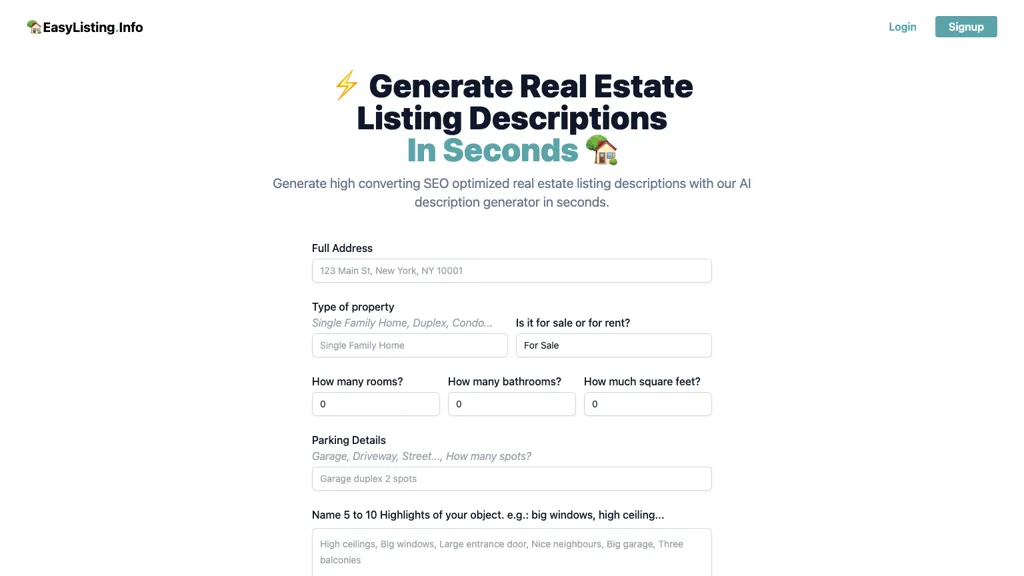 Easylisting screenshot
