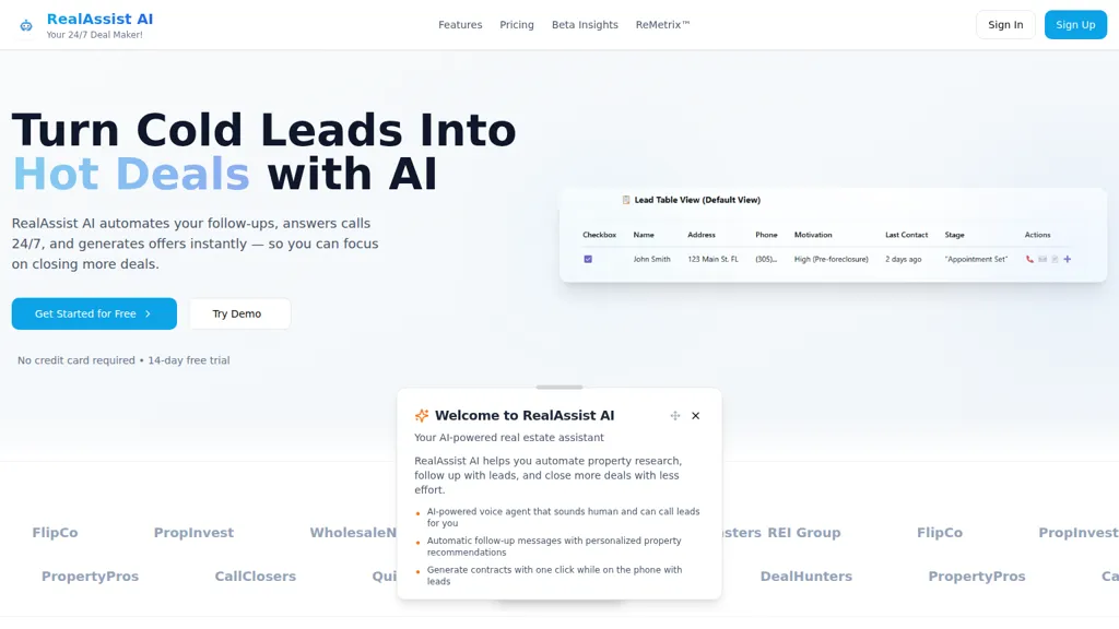 RealAssist screenshot
