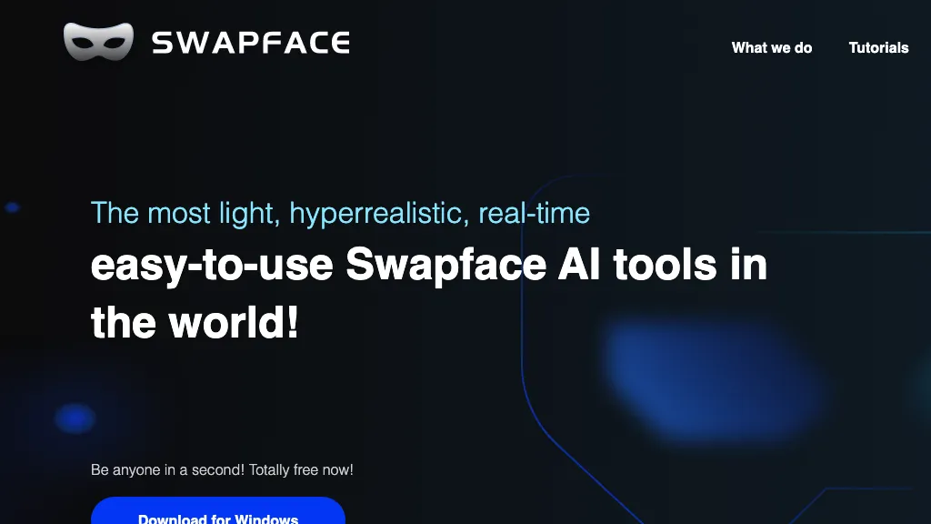 Swapface screenshot