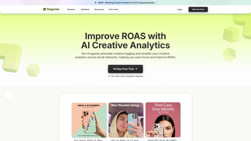 Segwise.ai screenshot