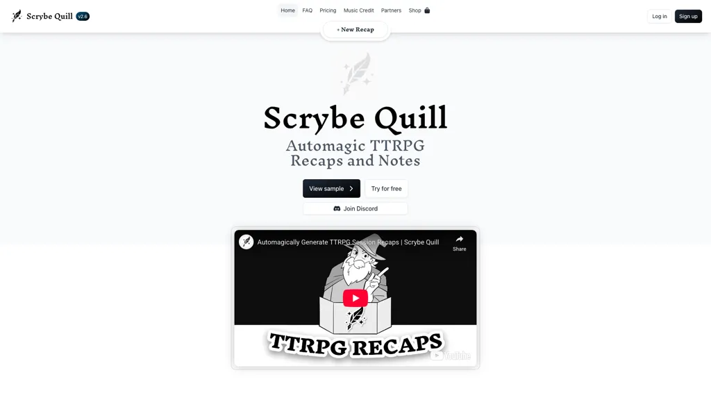 Scrybe Quill screenshot