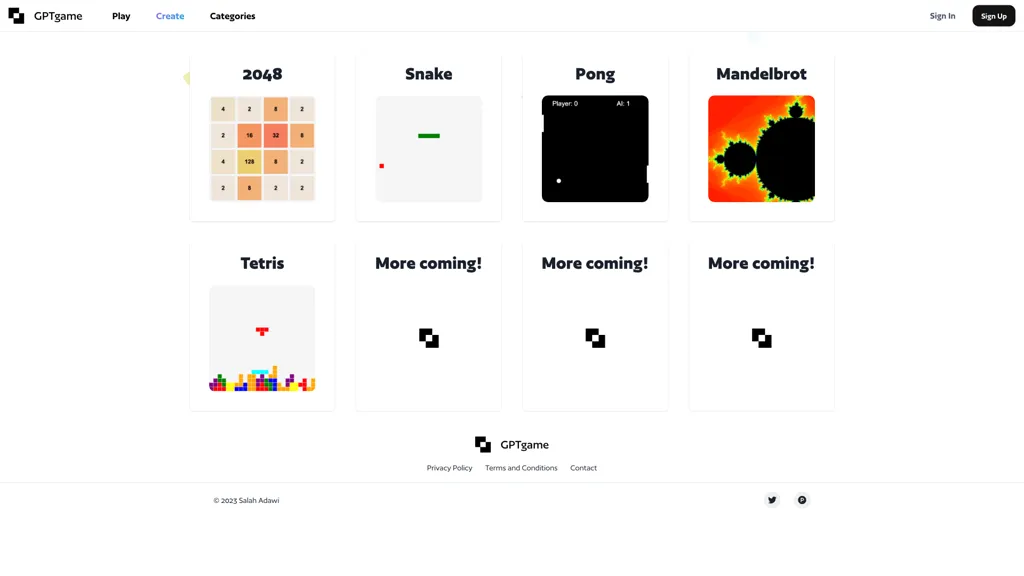 GPTGame screenshot