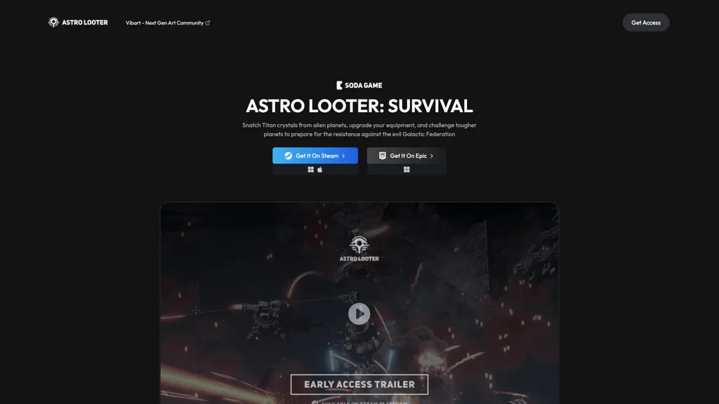 Astro looter screenshot