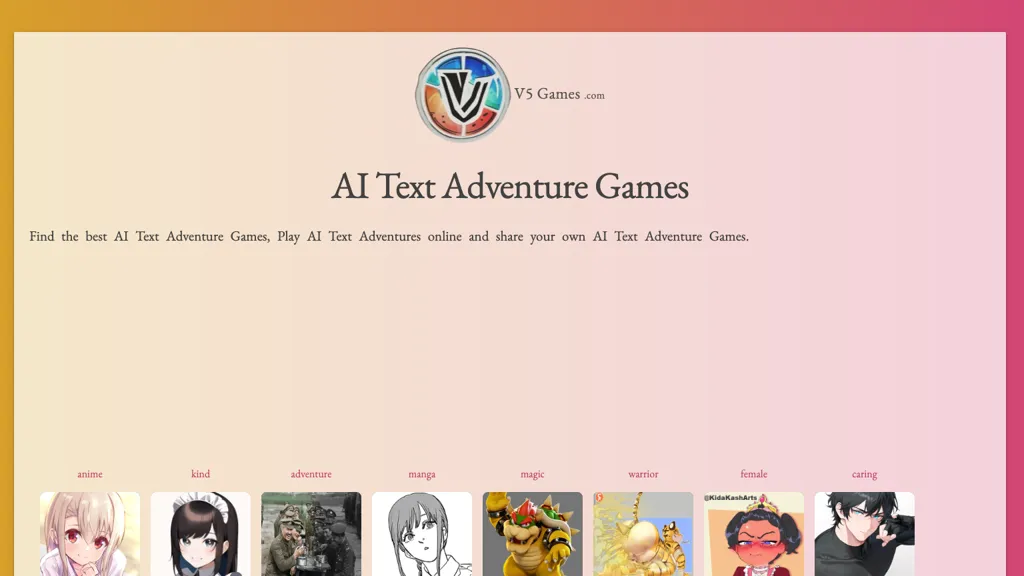 AI Text Adventures screenshot