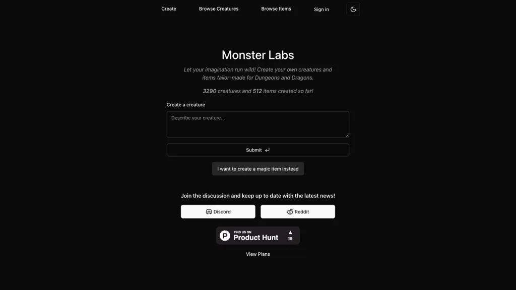 Monster Labs screenshot