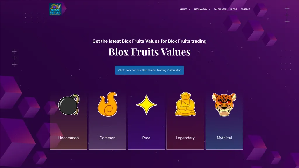 Blox Fruits Values screenshot