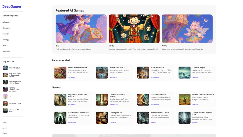 DeepGamer screenshot