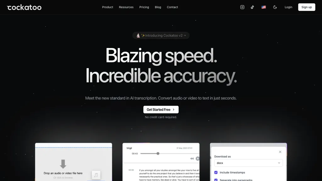 Cockatoo screenshot