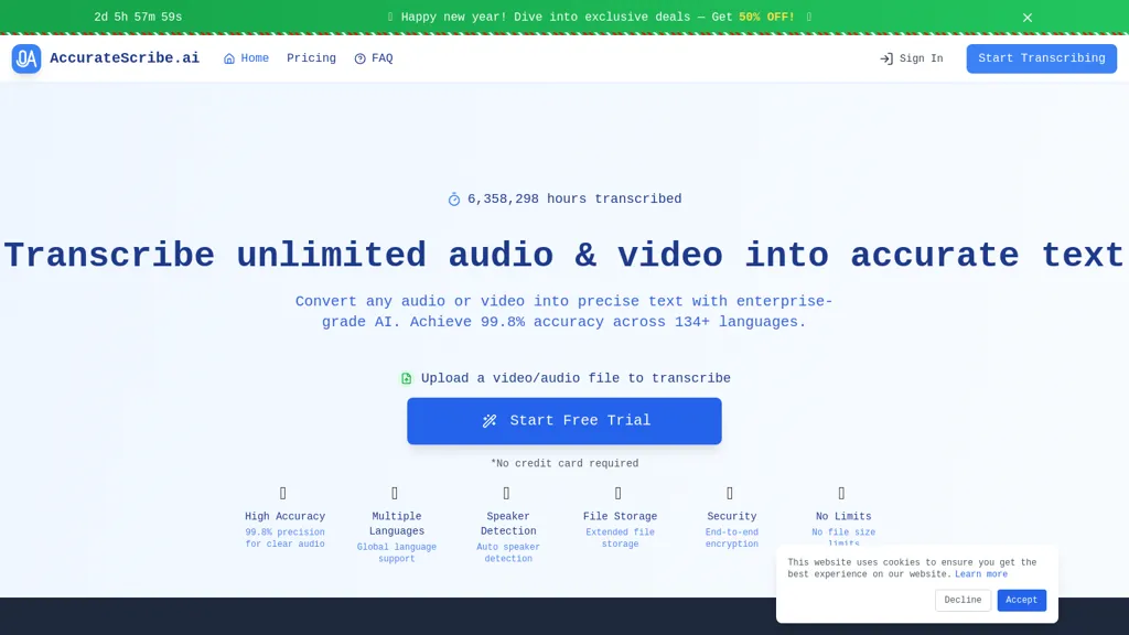 AccurateScribe.ai screenshot