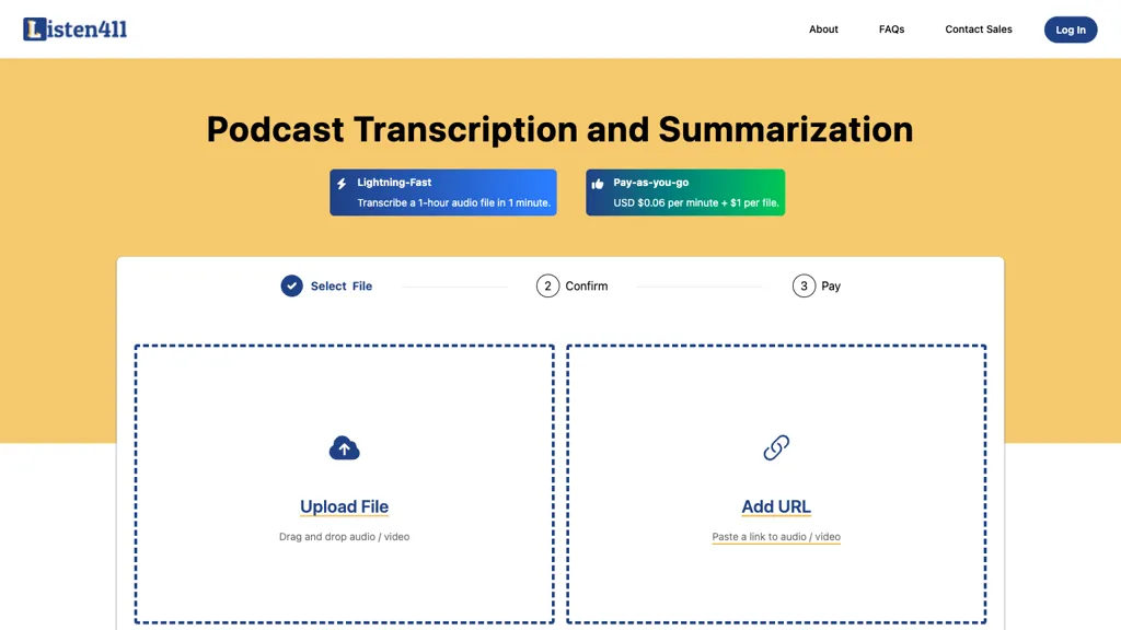 listen411.com screenshot