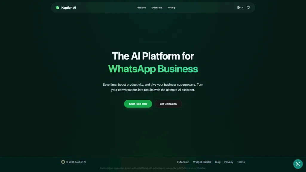 Kaption AI screenshot