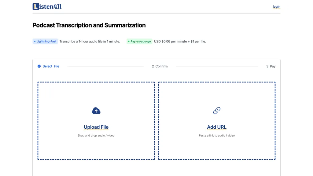 Listen411 screenshot