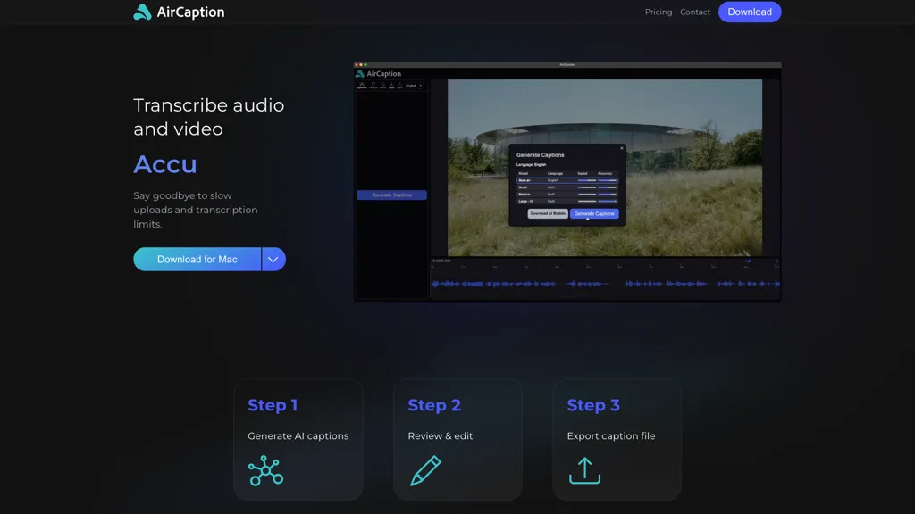 AirCaption screenshot