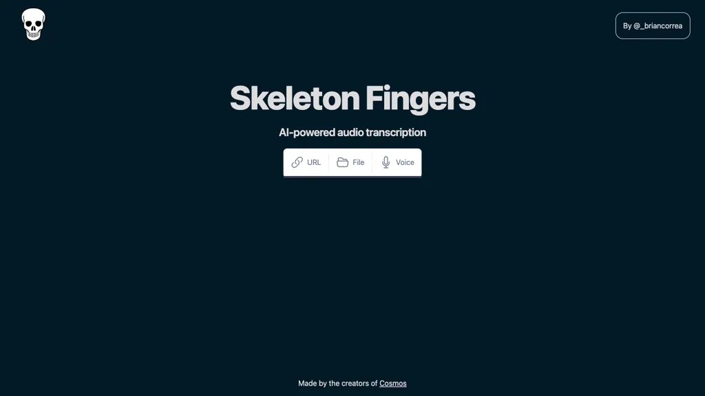 Skeleton Fingers screenshot