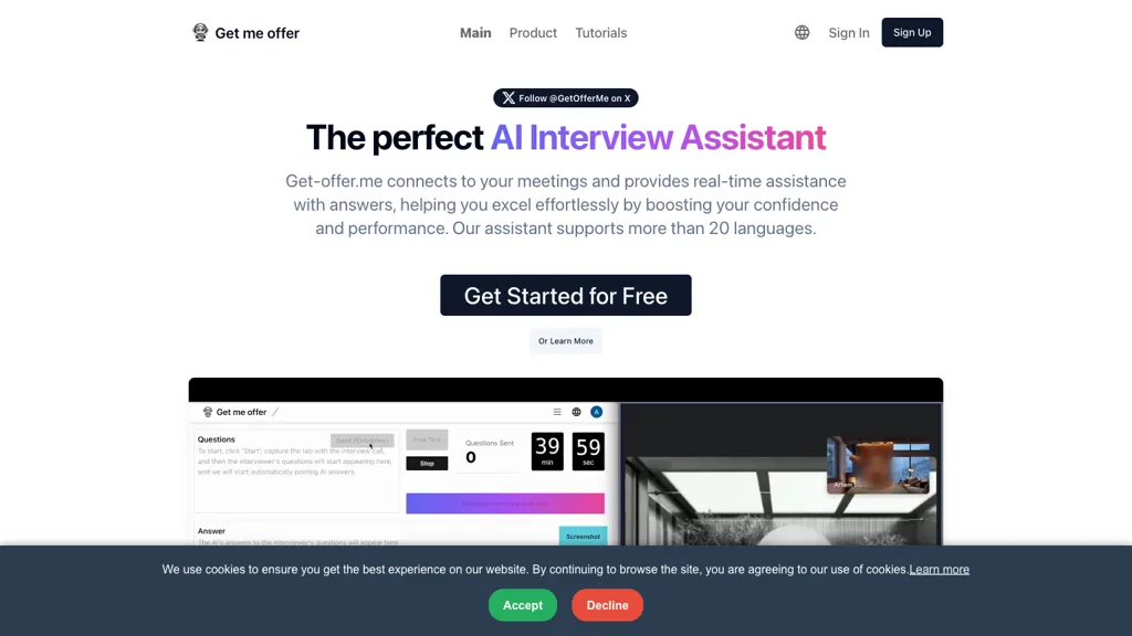 Get-offer.me screenshot