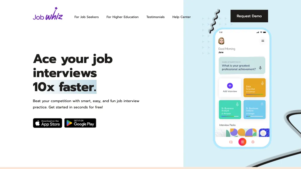 JobWhiz screenshot