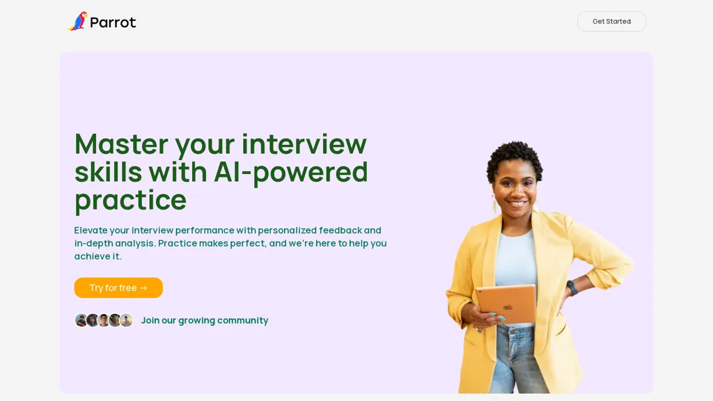 Parrot Prep screenshot