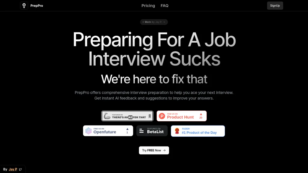 PrepPro screenshot