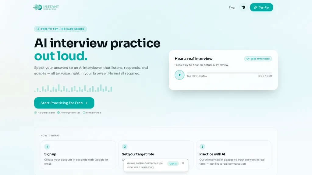 Instant Interview screenshot