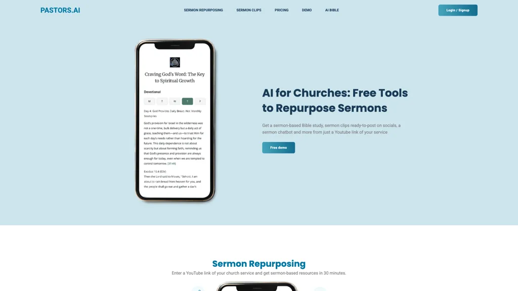 Pastors.ai screenshot