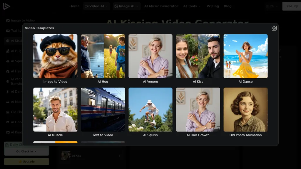 AI Kissing screenshot