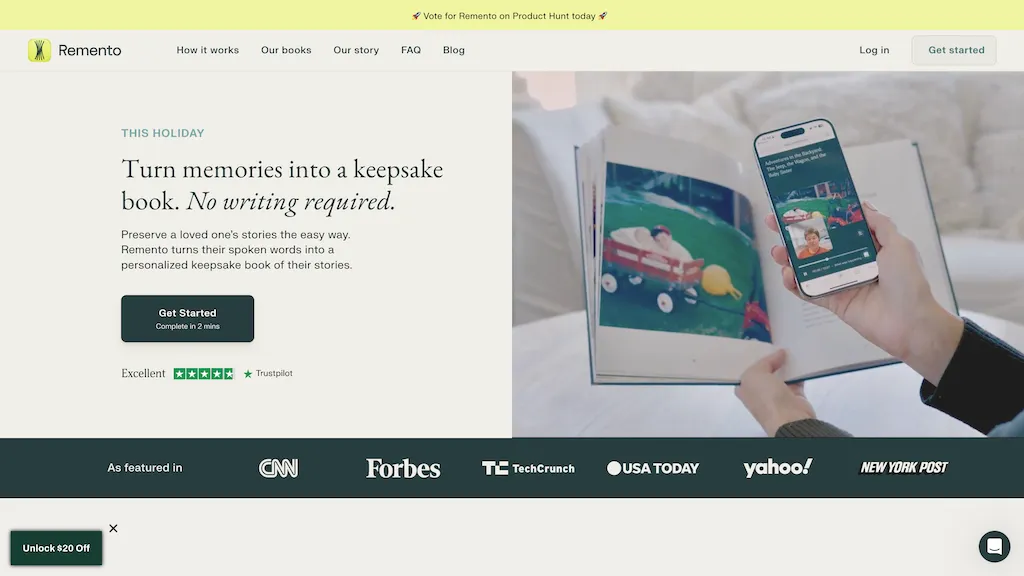 remento.co screenshot