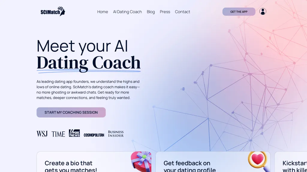 AI dating coach screenshot