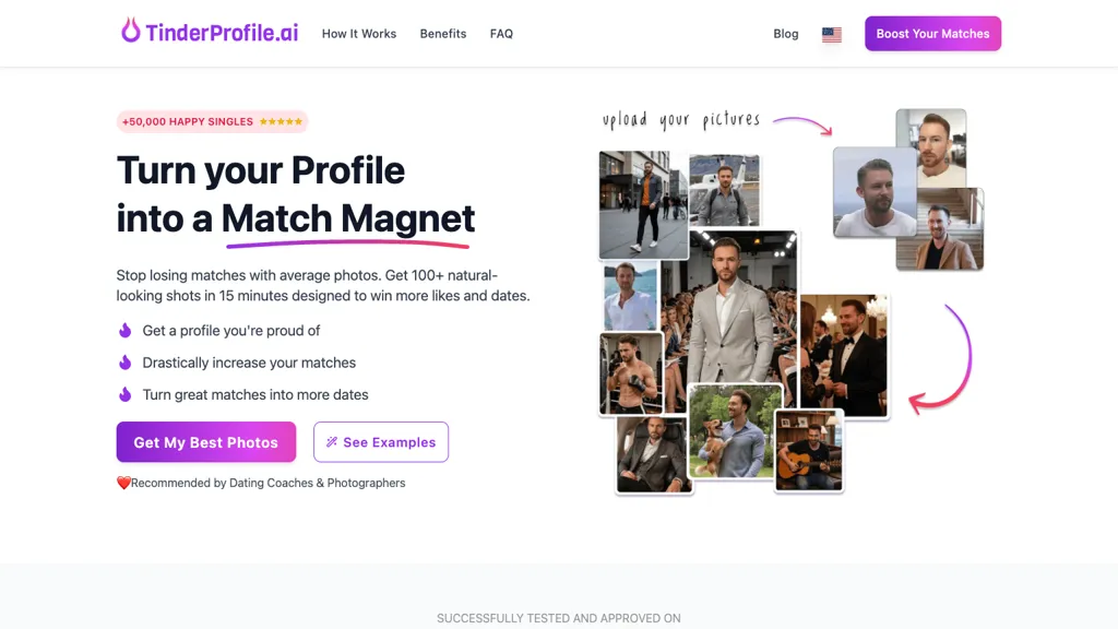 TinderProfile.ai screenshot
