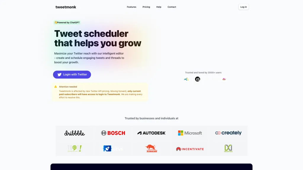Tweetmonk screenshot