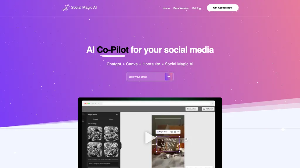 Social Magic AI screenshot