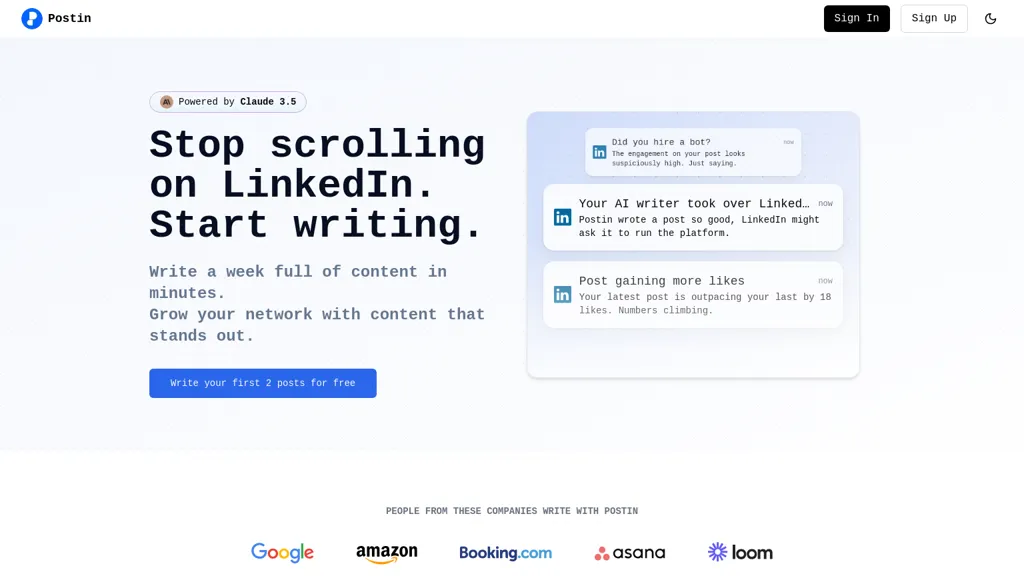 Postin.ai screenshot