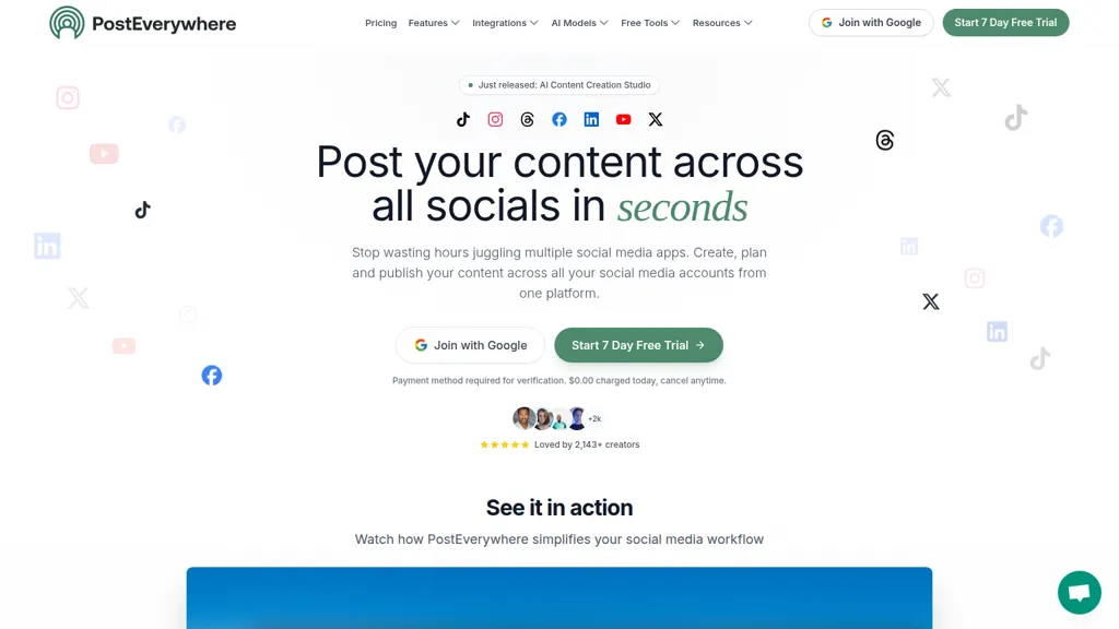 PostEverywhere.ai screenshot