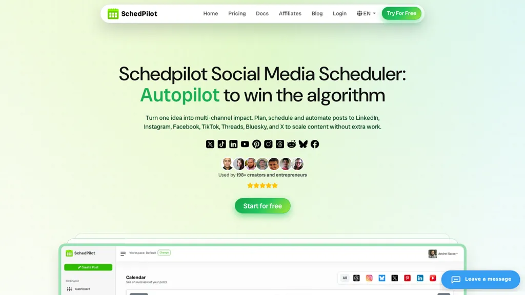 Schedpilot screenshot